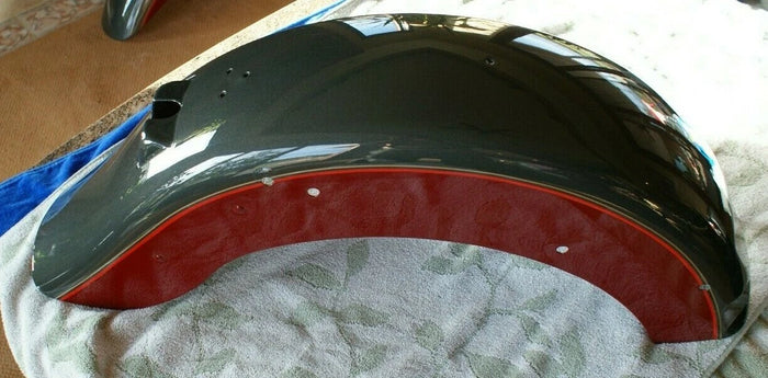 NOS 1996?? HARLEY-DAVIDSON Fat Boy Rear Fender Victory Red / Platuim BEAUTIFUL!