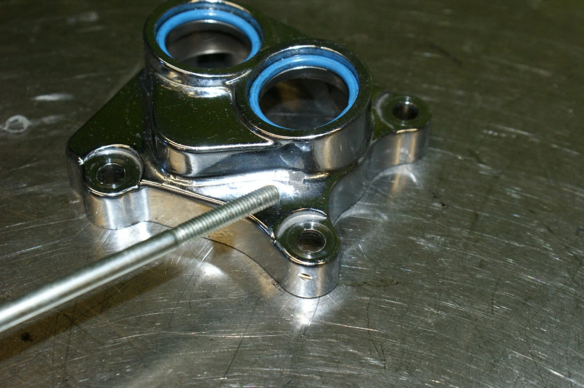 Harley Davidson Rear lifter tappet block cover 17967-99 Flaws in chrome USED