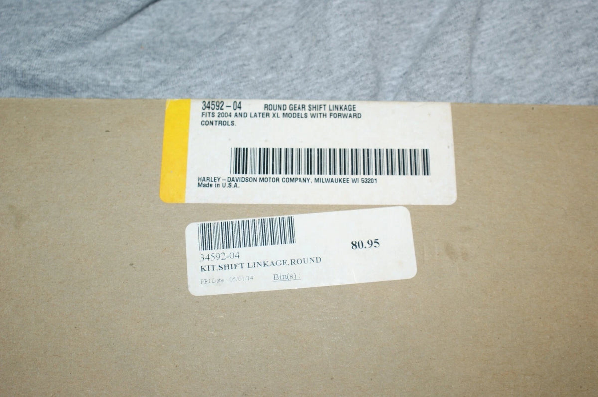 NOS Harley Davidson Sportster round gear shift linkage Stainless 34592-04