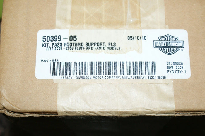 NOS Genuine Harley Davidson Passenger footboard support Kit FLS / FXS 50399-05