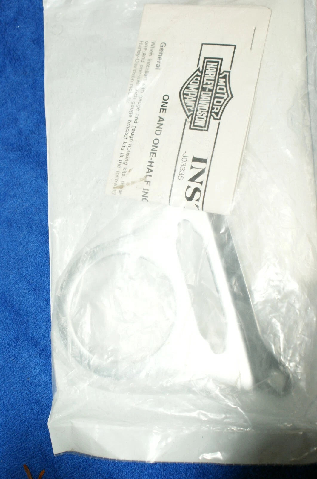 NOS Genuine Harley Davidson 2" single Gauge mount bracket kit 67434-04