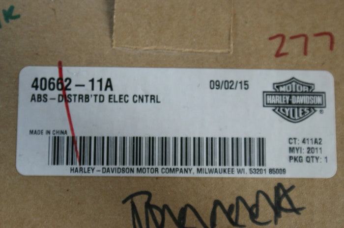 Genuine HARLEY-DAVIDSON ABS- Distrb'td elec cntrl 40662-11