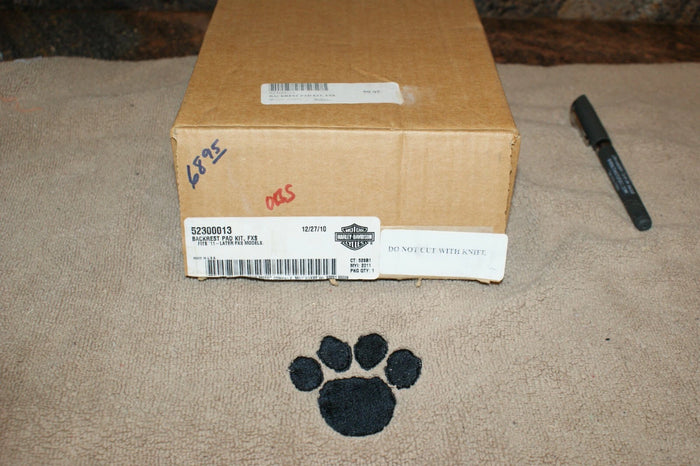 NEW Genuine Harley Davidson FXS backrest pad kit 52300013