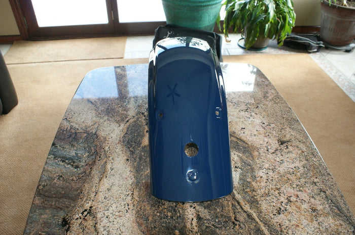 HARLEY DAVIDSON TOURING REAR FENDER Billiard Blue dealer take off