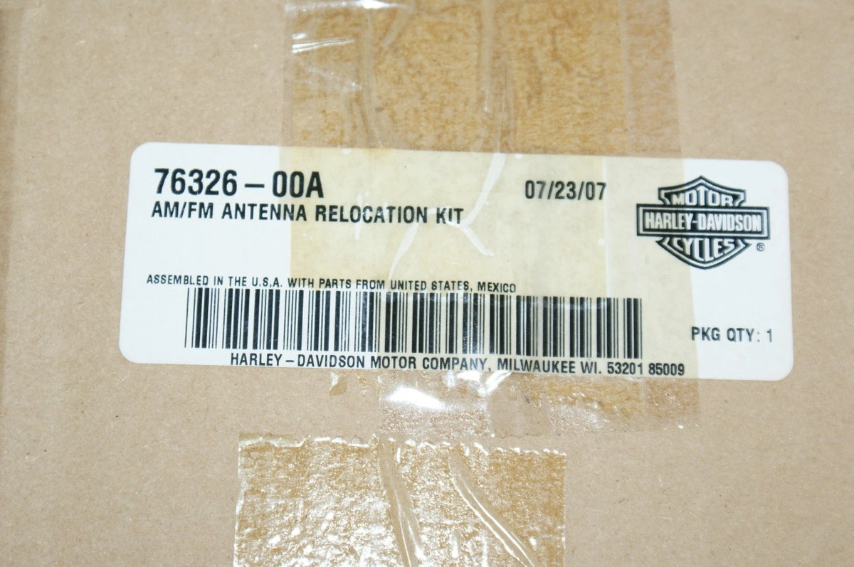 Genuine Harley Davidson antenna relocation kit 76326-00