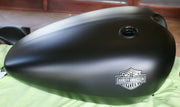 Harley Davidson Revolution Street Black Denim Fuel Gas tank 61000206BYM NICE!!