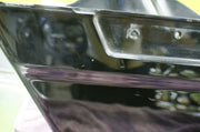 Genuine 93-13 Harley Left Side Saddlebag lower Black w gray pinstripes used NICE