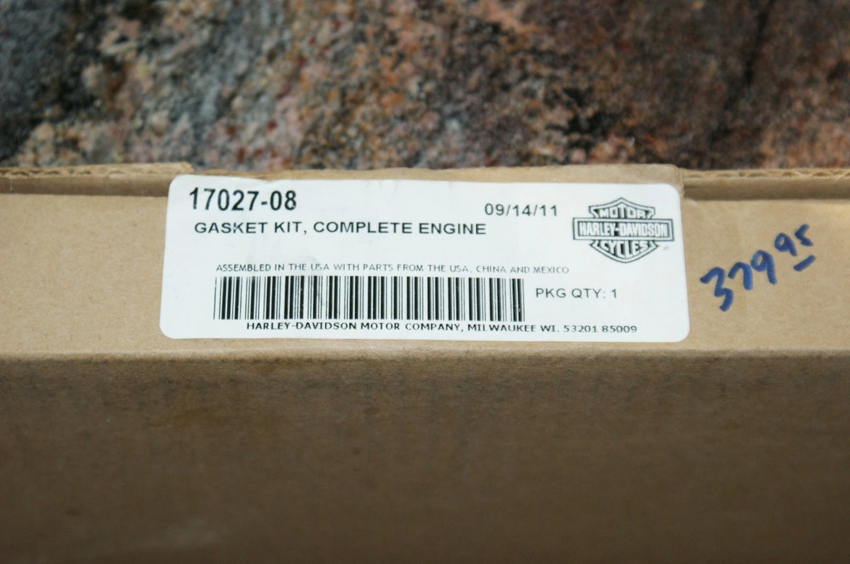NOS Genuine HARLEY-DAVIDSON Complete Engine gasket kit 17027-08 XL1200