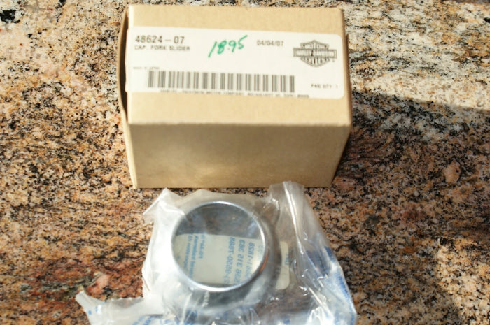 Genuine Harley Davidson cap front fork slider 48624-07