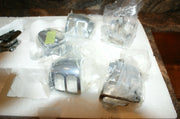 Harley Chrome Hand control set Hydraulic clutch switch housings 11/16" master