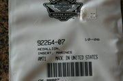 NOS Genuine Harley Davidson Fuel Tank emblem insert Marines 92264-07