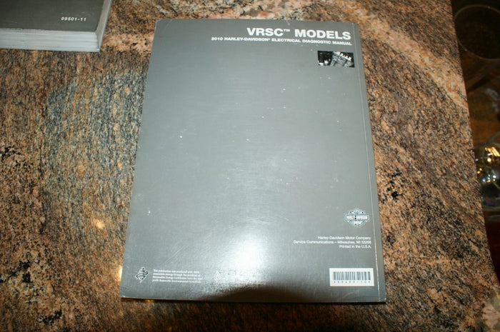 Genuine OEM Harley Davidson 2010 VRSC Models electrical diag. manual 99499-10