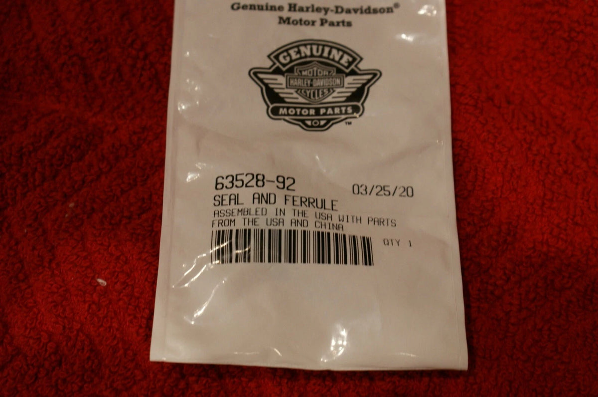 Genuine OEM HARLEY-DAVIDSON Seal / Ferrule 63528-92