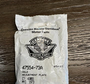Lot Of 2 NOS Harley Davidson Axel Adjustment Plate 47554-73A