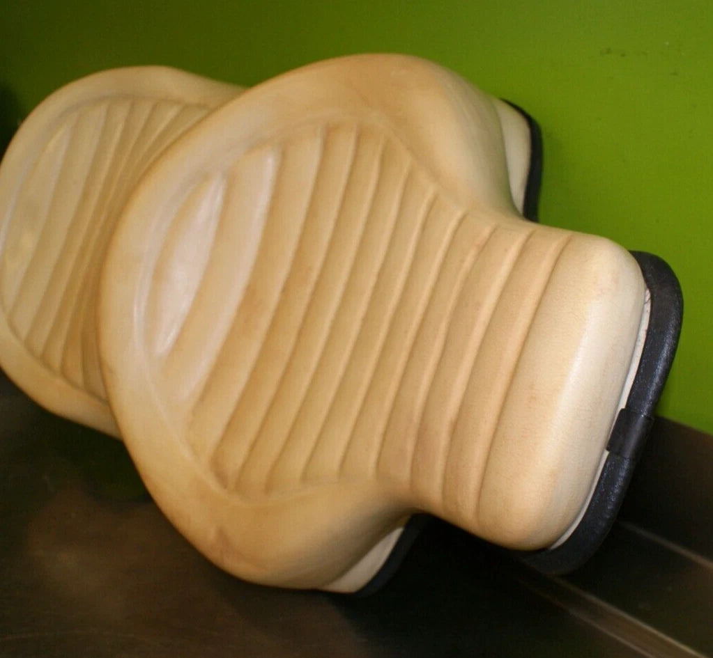 Genuine Harley Davidson Shovelhead touring white buddy seat USED 52506-65