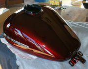 Genuine Harley Davidson FLHTK fuel tank Mysterious & Velocity Red Sunglo