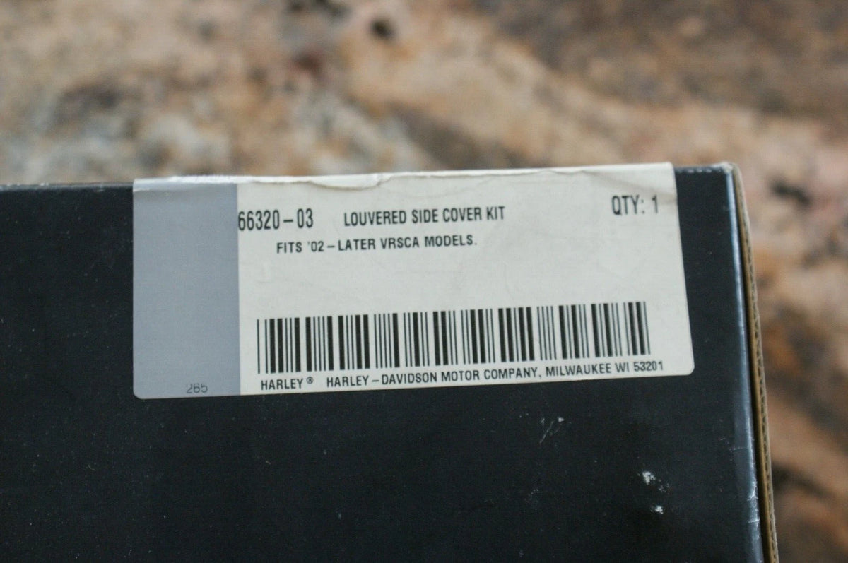 NOS Genuine OEM Harley Davidson V-Rod Louvered Side covers 66320-03