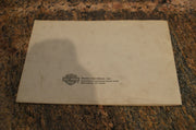 NOS 1987 HARLEY-DAVIDSON FLHS FLST OWNERS MANUAL Supplement 99466-87S