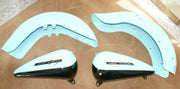 NOS EVO ERA HARLEY-DAVIDSON Softail Custom paint Mint Green Black BEAUTIFUL