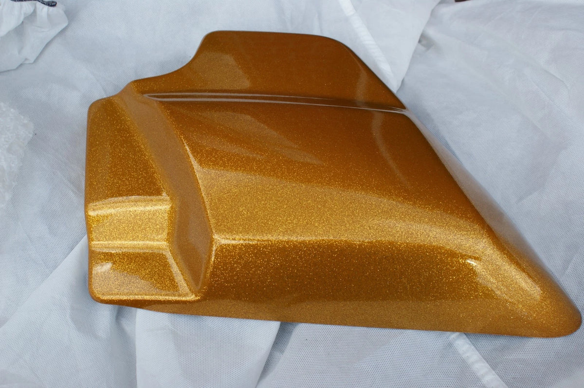 Harley Davidson Marigold gold flake LEFT side cover 57200071DWG Dealer take off