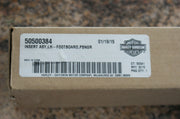 NOS Genuine Harley Davidson Passenger footboard insert LEFT 50500384