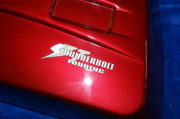 NOS Buell Harley Davidson Deep Saddlebag cover LH Spark Red Thunderbolt touring 90449-98YYM