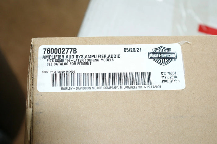 Genuine OEM Harley Davidson Amplifier Audio 76000277