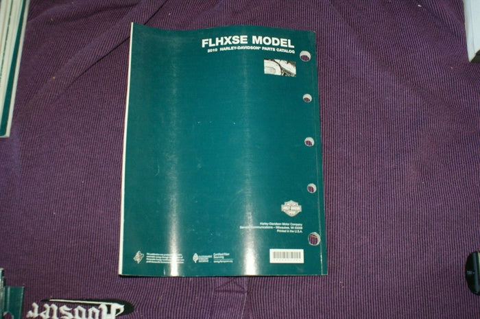 Genuine OEM Harley Davidson 2010 FLHXSE Parts Catalog 99433-10