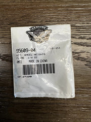 Lot Of 2 NOS Harley Davidson Wheel Weight Kit Flame 1/ 4 oz 95609-04