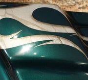 NOS Genuine HARLEY-DAVIDSON Radical Paint LEFT Saddlebag lid Green