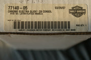 Genuine OEM Harley Davidson Chrome Electra Glide CB Console 77140-05