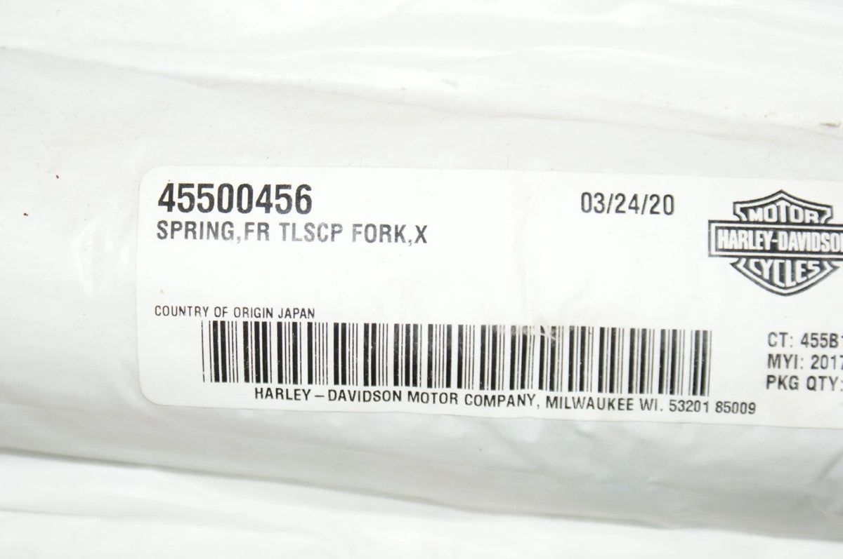 NOS Genuine Harley Davidson spring front fork 45500456