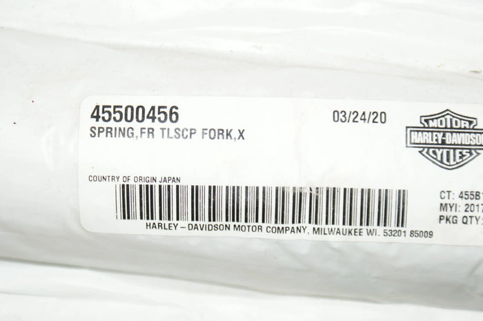 NOS Genuine Harley Davidson spring front fork 45500456