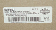 NOS Harley Davidson XG Street Super Sport Windshield 57400192 used for display