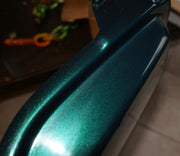 NOS Genuine HARLEY-DAVIDSON Radical Paint LEFT Saddlebag lid Green
