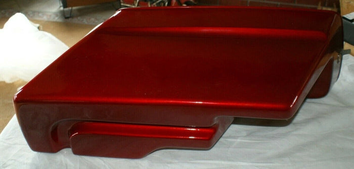 NOS Harley Davidson Shovelhead Right saddlebag bottom Candy Red 90673-83