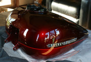 Genuine Harley Davidson FLHTK fuel tank Mysterious & Velocity Red Sunglo