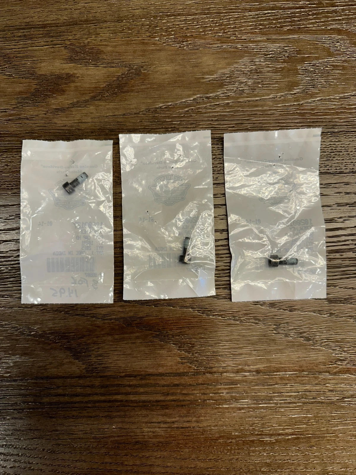 Lot Of 3 NOS Harley Davidson Hex Screw 10200127