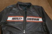 Brand New Harley Davidson MENS Victory Lane II brown leather Jacket SIZE XL
