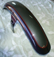 HARLEY-DAVIDSON Front fender Black & Steel Amethyst used BEAUTIFUL! FXSTD 59759-04BNV
