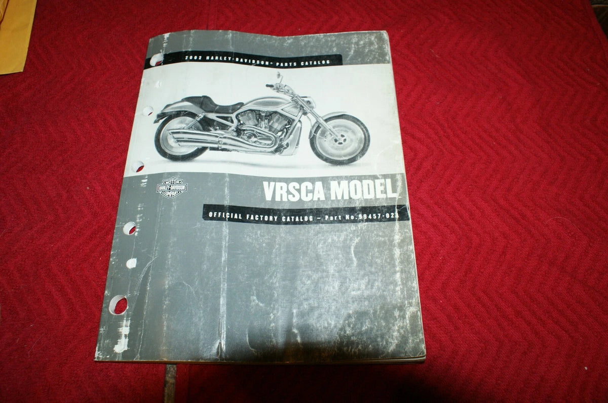 Genuine Harley Davidson Parts manual VRSCA models 2002 NICE! 99457-02