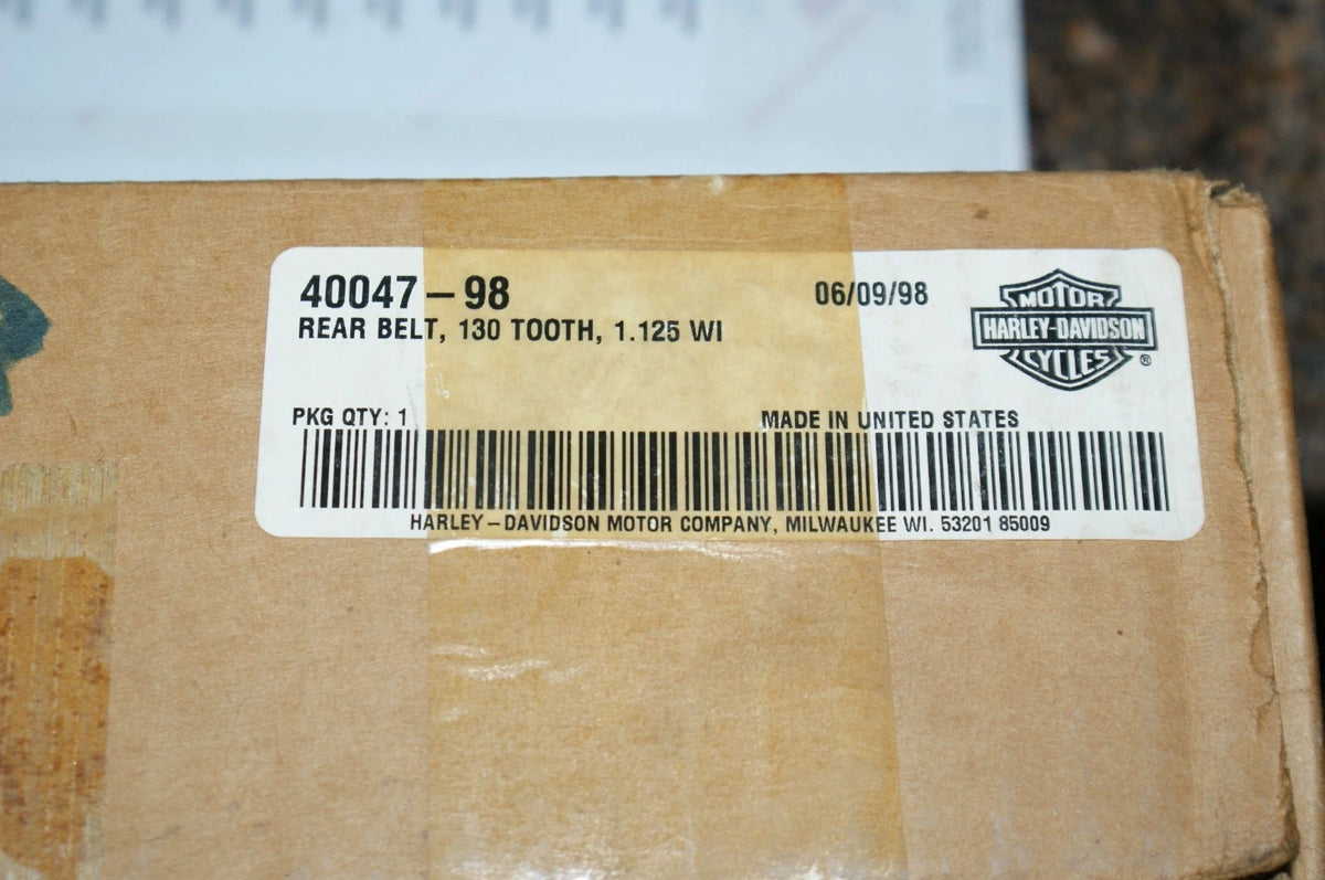 NOS Genuine HARLEY-DAVIDSON Drive Belt 40047-98