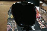 NOS Harley Davidson Touring Vivid Black fuel gas tank New 61351-08DH