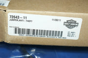 Genuine OEM Harley Davidson Anti - theft Jumper wire harness 72643-11