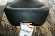 Brand New Mustang Drivers solo seat w/ backrest for Harley Davidson Dyna 79358