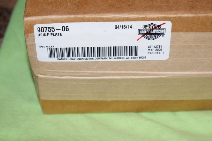Genuine NOS Harley Davidson Reinforcement plate 90755-06