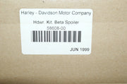 NOS Genuine Harley Davidson Softail Beta Spoiler Hardware kit brackets 58608-00