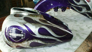 OEM Harley Davidson Touring Numbered 110/200 Radical paint tank & Fenders