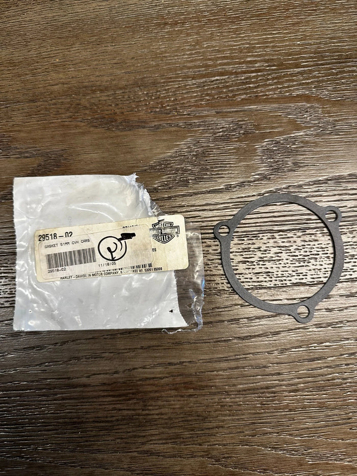 NOS Harley Davidson Gasket 51mm CVH Carb 29518-02