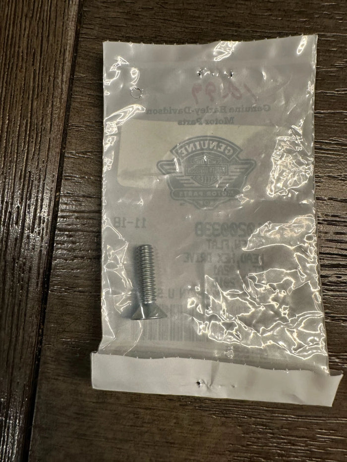 NOS Harley Davidson Flat Hex Drive Head Screw 10200338